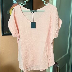 Peach Women's Top